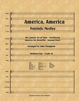 America, America Concert Band sheet music cover